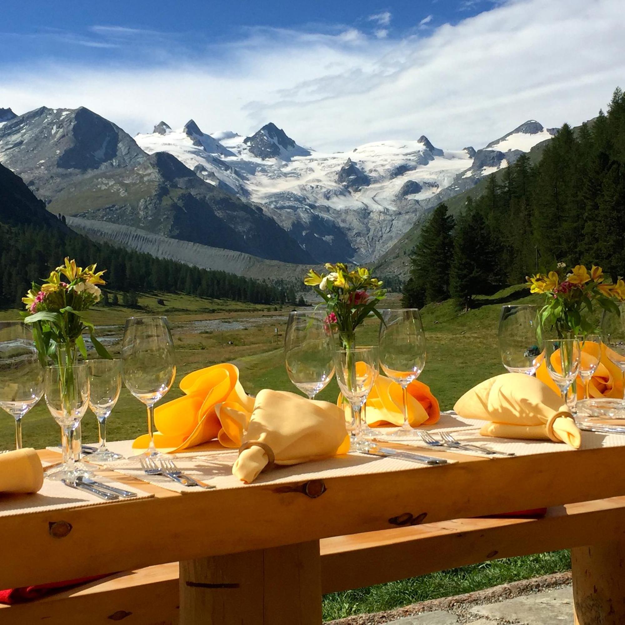 Hotel Roseg-Gletscher Pontresina Bagian luar foto