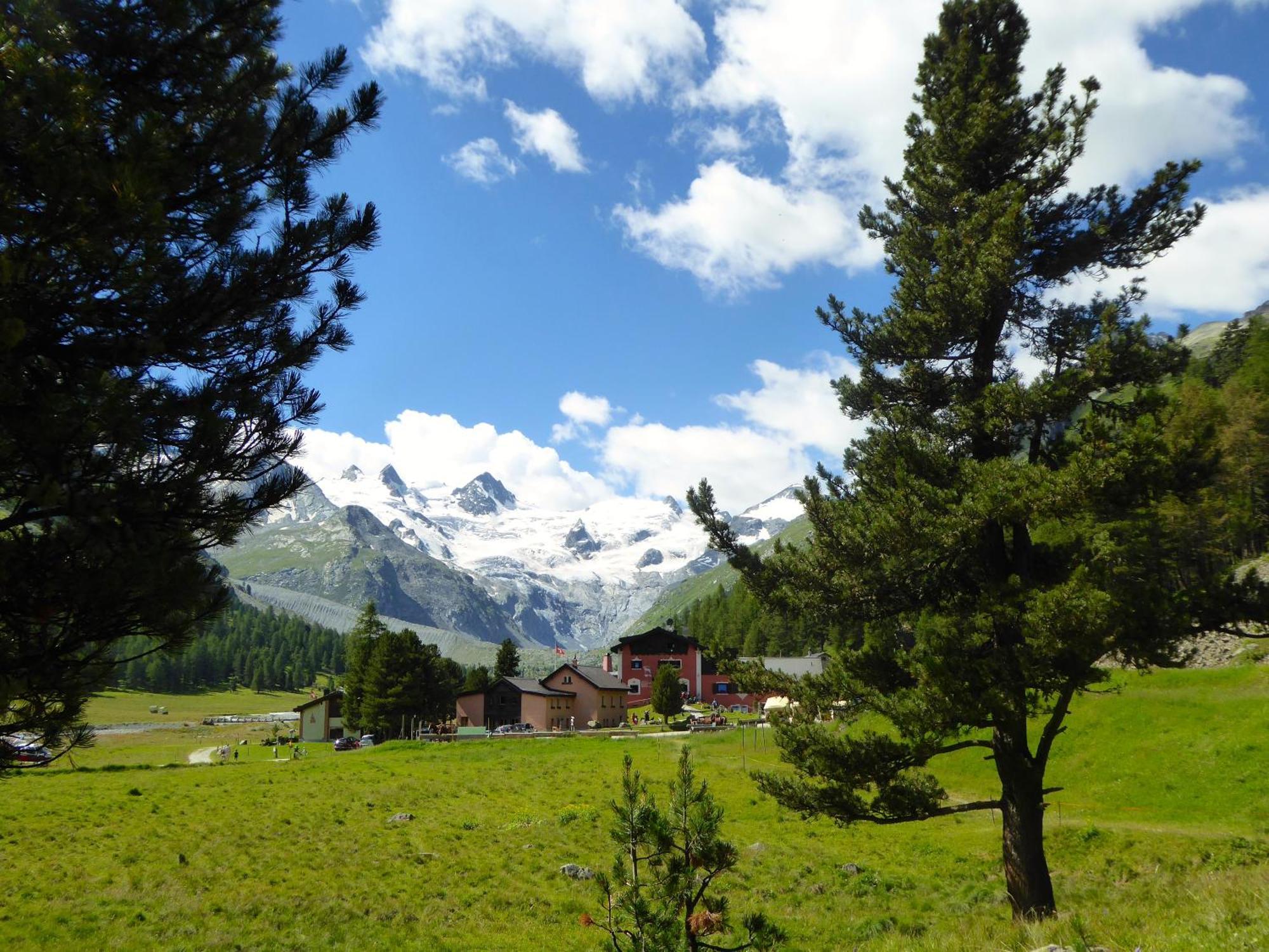 Hotel Roseg-Gletscher Pontresina Bagian luar foto