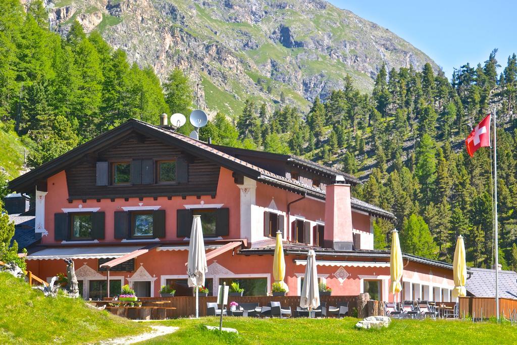 Hotel Roseg-Gletscher Pontresina Bagian luar foto