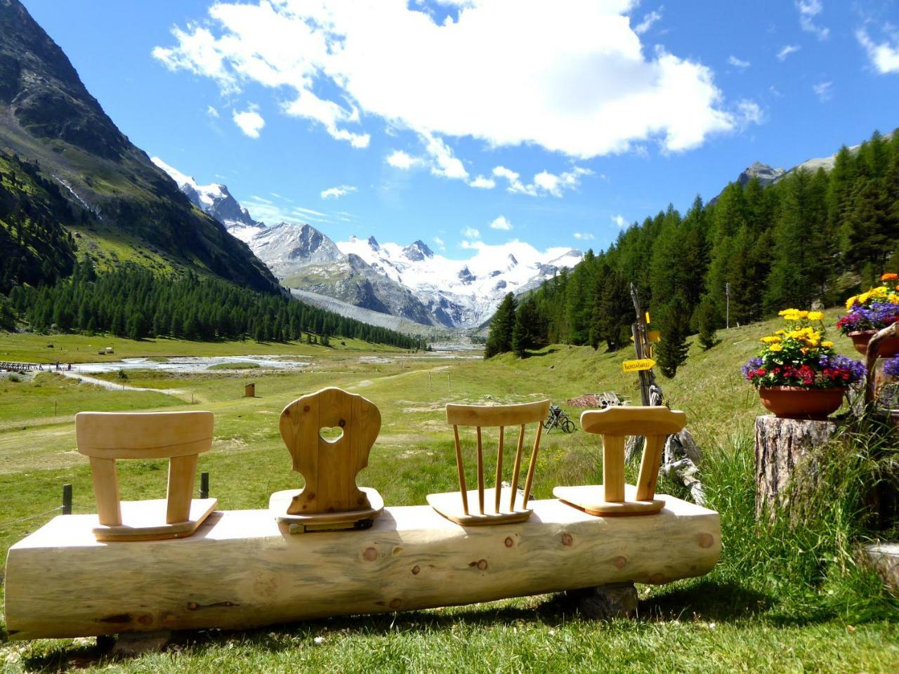 Hotel Roseg-Gletscher Pontresina Bagian luar foto